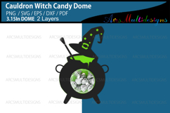 Cauldron Witch hat candy dome Product Image 3