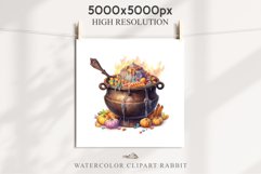 Cauldron With Candy Halloween Clipart PNG Scrapbooking Fairy Tale Art Image Watercolor Transparent Print illustration sublimation creepy printable digital watercolor Cauldron With Candy, spooky clipart, sublimation nursery, Creepy Witch art, halloween