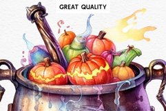 watercolor Cauldron With Candy, spooky clipart, sublimation nursery, Creepy Witch art, halloween Cauldron With Candy Halloween Clipart PNG Scrapbooking Fairy Tale Art Image Watercolor Transparent Print illustration sublimation creepy printable digital