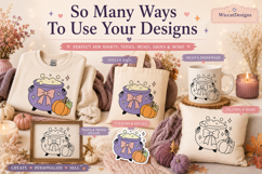 Cute Halloween Cauldron SVG Cut File | Halloween SVG Product Image 4