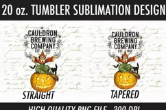 20 oz Skinny Tumbler Sublimation | Cauldron Brewing Company Product Image 3