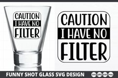 Funny Shot Glass SVG Bundle - Alcohol Quotes SVG Design Product Image 3