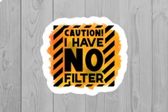 Funny Sarcastic Quotes Stickers. Sarcastic Quotes PNG. vol.1 Product Image 13
