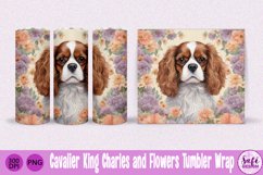 Cavalier King Charles Skinny Tumbler Sublimation Wrap Product Image 1