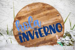 Hola Invierno | Spanish Winter SVG Product Image 1