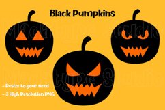 Black Pumpkin Halloween Product Image 1