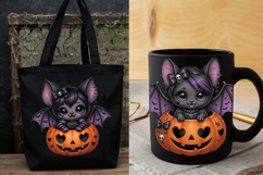 Cute Bat. Sublimation design PNG Product Image 2