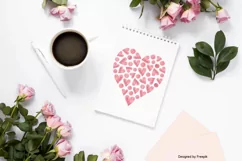 St Valentine's day Watercolor Heart clipart Product Image 4