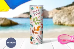 Beach Skinny Tumbler mockup, Summer 20oz tumbler mockup PSD Product Image 2