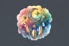 Celestial Boho Sublimation design PNG Product Image 2