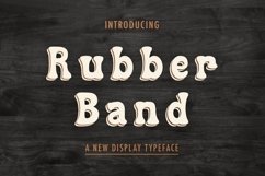 Web Font Rubber Band Product Image 1