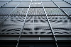 Closeup Commercial Building Fascia Signboard Mockup Product Image 1
