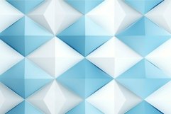 Abstract geometric blue and white pattern Product Image 1