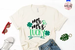 Mr & Mrs Lucky - St. Patrick's Day SVG EPS DXF PNG Product Image 2