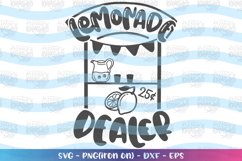 Summer svg Lemonade Dealer svg Lemon Stand cute Product Image 2