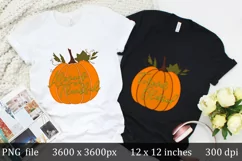 Thanksgiving Set of 3 Pumpkins, Sublimation Designs Product Image 1