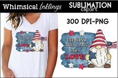 Land That I Love Gnome Sublimation Clipart Product Image 1