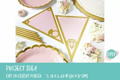 Bridal Shower Banner SVG |Bunting Banner SVG | Pennant SVG Product Image 4