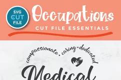 Medical Assistant svg, an MA svg file for a medical asst. Product Image 4