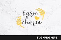 Farm charm quote svg Product Image 1