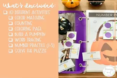 Halloween Busy Binder | Toddler and Preschool Activities Product Image 2