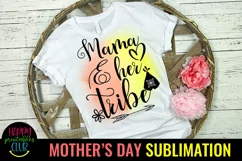 Mama And Tribe Mom Sublimation I Mothers Day Sublimation Product Image 1