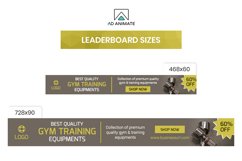 Training Equipment Animated Ad Banner Template - HF002 Product Image 4