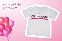 Registered nurse SVG. RN SVG. T-shirt design svg Product Image 1