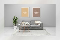 3D Interior Living Room Frame Mockup Product Image 1