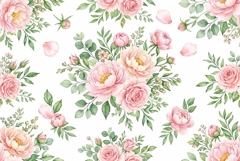 Watercolor seamless repeat pattern Mother's Day Product Image 1