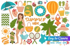 Summer Vibe Clipart Set Product Image 1
