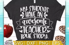My Students Have An Awesome Teacher SVG DXF PNG EPS Product Image 1