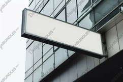 Wall Mounted Sign on Building Mockup Product Image 2