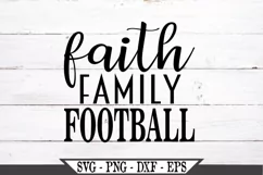 Faith Family Football SVG Product Image 2