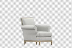 Isometric Arm Chair 3D isolated render Product Image 1