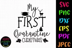 Christmas Quarantine SVG- Christmas Quarantine Ornaments SVG Product Image 2