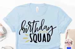 Birthday Squad - Birthday SVG EPS DXF PNG Cutting File Product Image 3