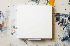 Art White Canvas Mockup Product Image 1