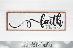 Faith Over Everything - Farmhouse Cutting File Product Image 1