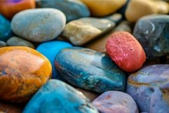 Vibrant and detailed image of assorted polished gemstones sh Product Image 1