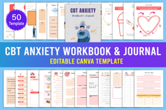 CBT Anxiety Workbook &amp; Journal Product Image 1