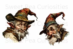 Old Man, Ephemera, PNG, Junk Journal, Vintage, clipart Product Image 2
