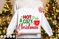Hot Cozy Christmas SVG - Warm Holiday Vibes Design Product Image 3