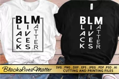 Black Lives Matter SVG PNG EPS DXF for Cutting and Printing Product Image 1