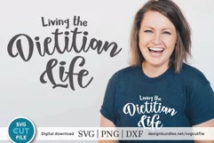 Dietitian SVG - a Living the Dietitian Life svg for crafters Product Image 1