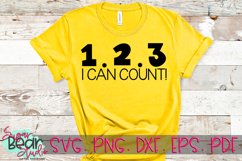 123 I Can Count! - A School SVG Product Image 1