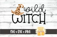 Wild Witch - Girl Halloween SVG PNG DXF Cut Files Product Image 2