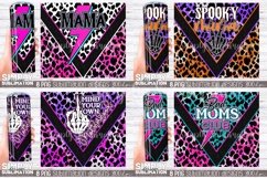 Bad Mom V Split Seamless Tumbler Wraps | Sublimation Product Image 2