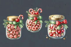 Cozy Christmas. Christmas Candies. PNG sublimation Product Image 2