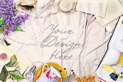 Feminine Desktop Mockup, Floral vintage stock photo 751 Product Image 1